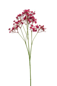 Gypsophila artificiale - 1 stelo - rosso fucsia