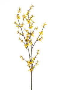 Artificial forsythia - 1 branch - Yellow