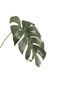 Monstera artificiel - 1 feuille - Vert